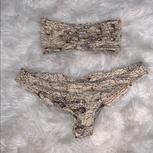 Boys and Arrows marble bikini